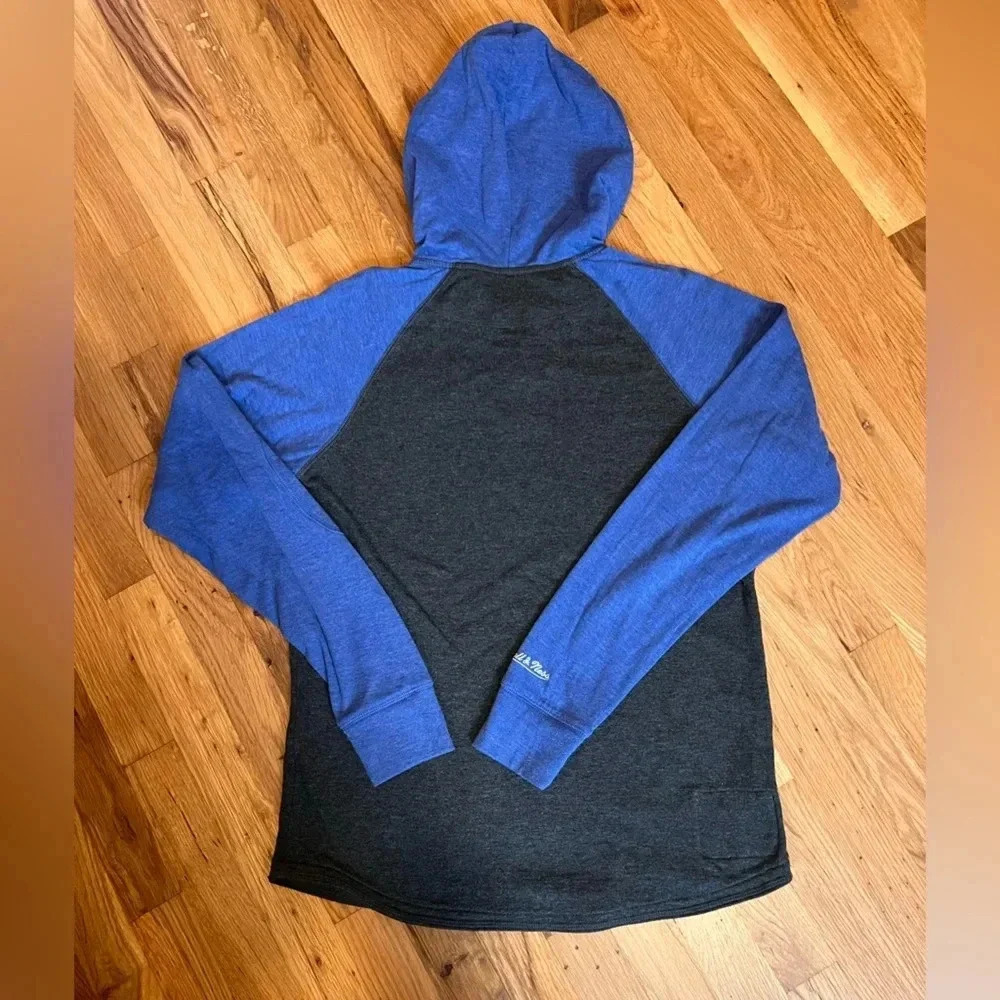 NFL SEATTLE SEAHAWKS MITCHELL & NESS THROWBACKS HOODIE L/S SWEATSHIRT MEDIUM - Picture 4 of 7
